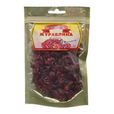Цукаты DELWORLD Клюква 100г 100194 фото